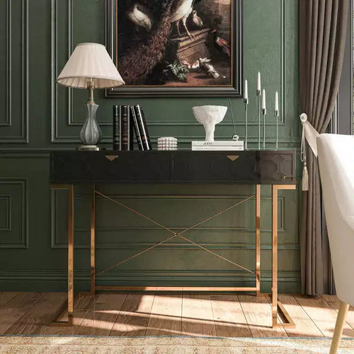 Console / Bureau de 42 po avec 2 tiroirs