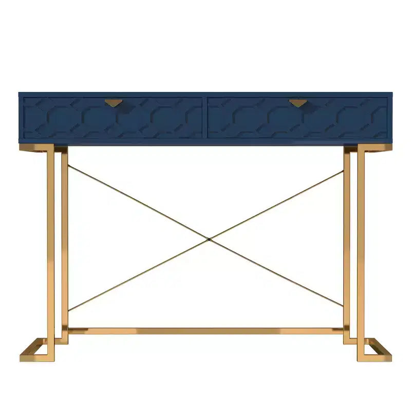 Console / Bureau de 42 po avec 2 tiroirs