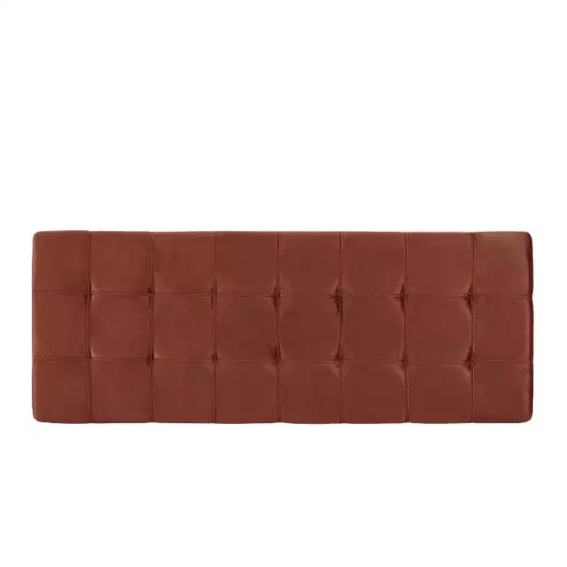 Banc ottoman rectangulaire de 50 pouces avec rangement caché