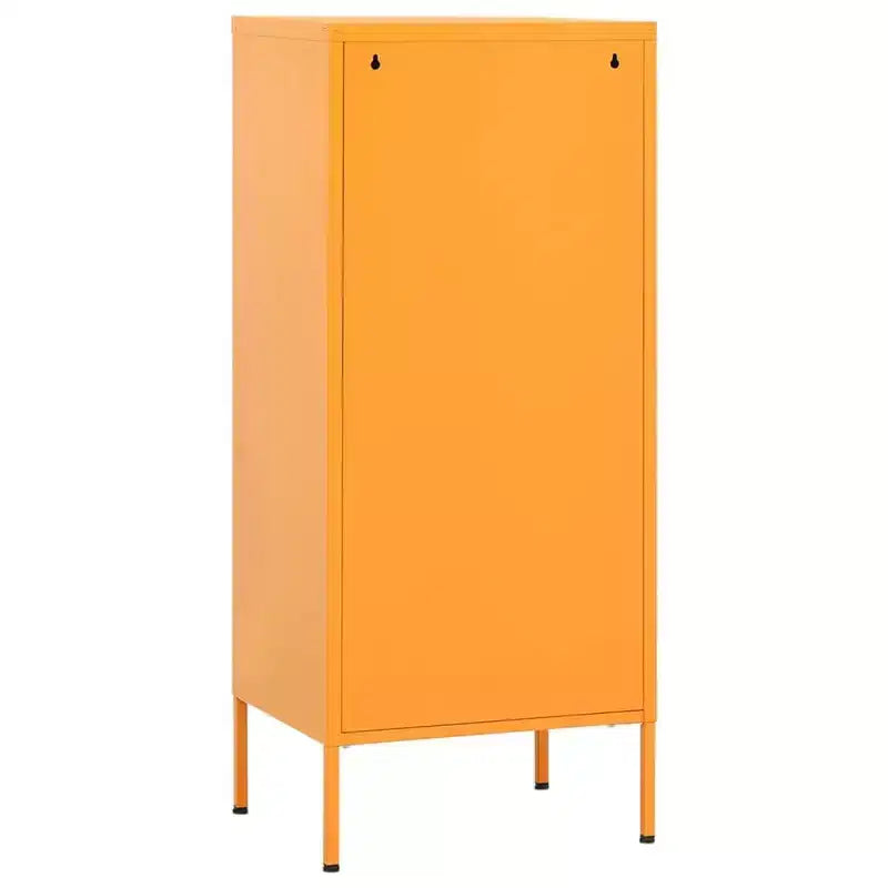Armoire de rangement en acier à 3 tiroirs – Jaune moutarde
