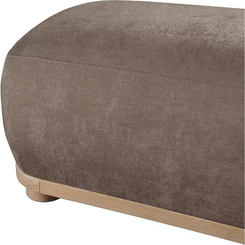 Banc Calum en tissu chenille