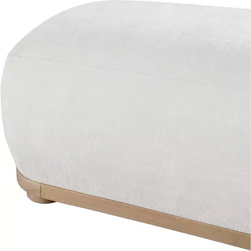 Banc Calum en tissu chenille