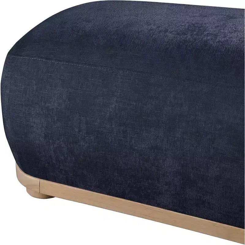 Banc Calum en tissu chenille