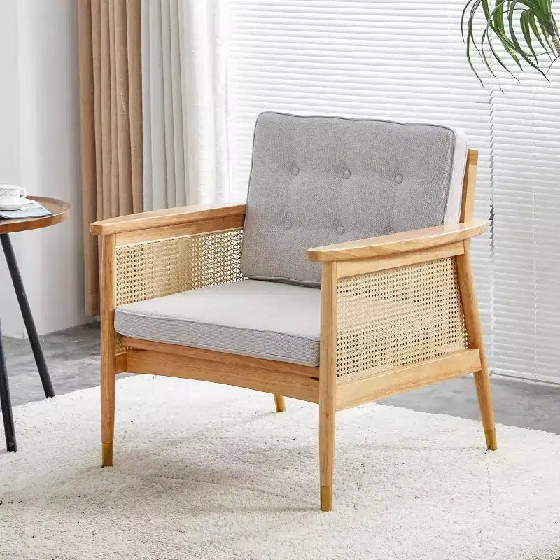Upholstered Accent Chair, Single Seat for Living Room, Bedroom & Reading Nook