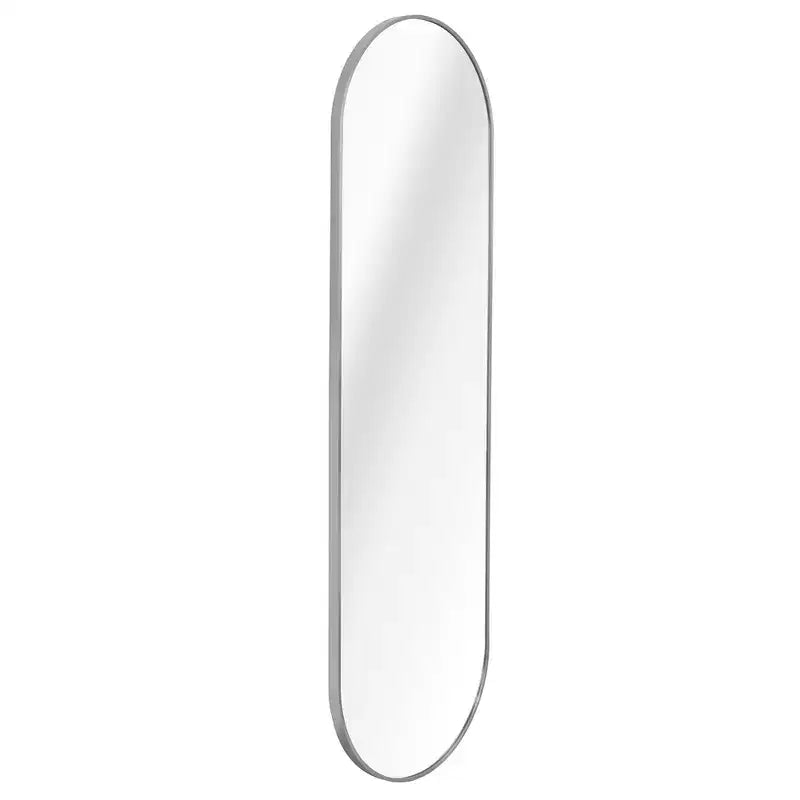 Miroir mural rectangulaire ovale pleine longueur de 63x20 pouces