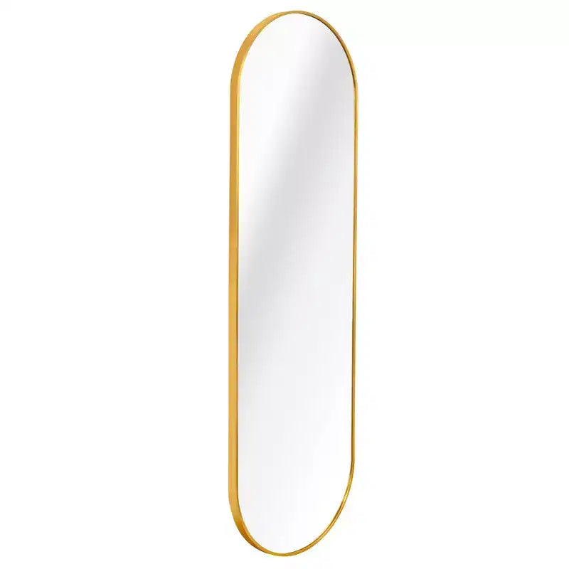 Miroir mural rectangulaire ovale pleine longueur de 63x20 pouces