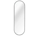 Whisen 63x20 Inch Pill-Shaped Full-Length Mirror, Shatterproof Design