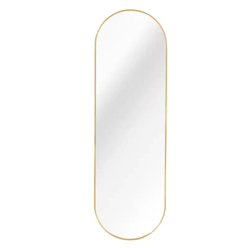 Miroir mural rectangulaire ovale pleine longueur de 63x20 pouces