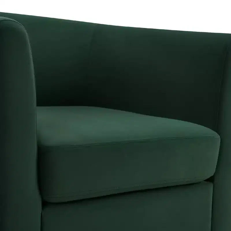 Fauteuil en velours avec pouf, fauteuil barillet moderne pour salon, chambre à coucher