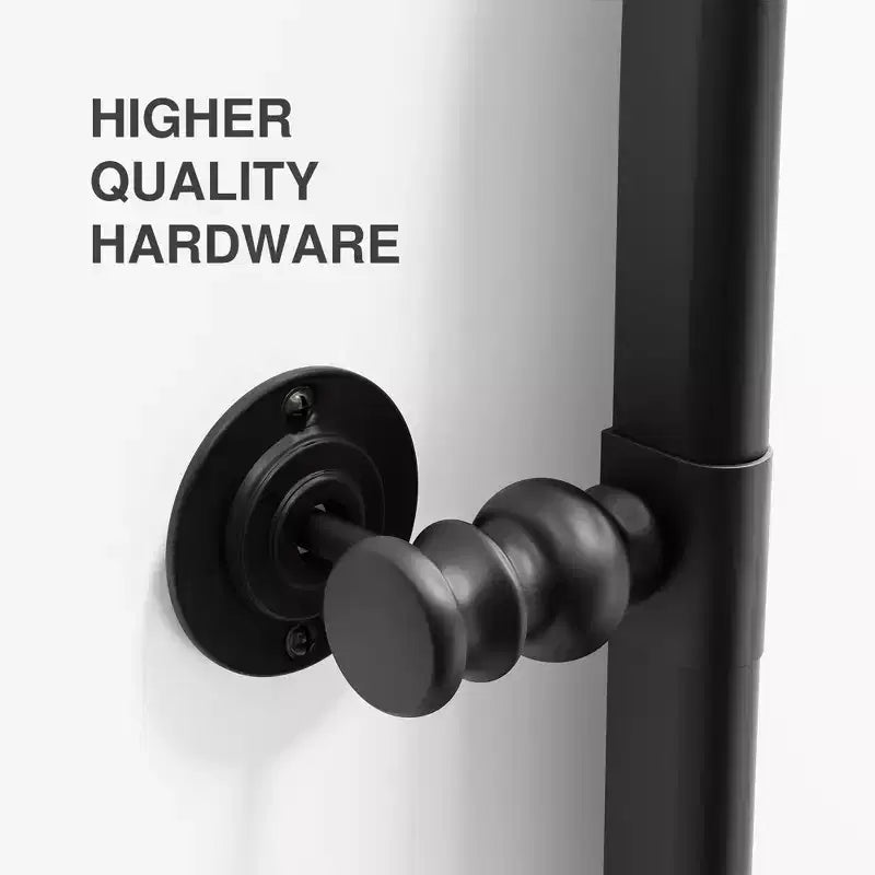 31 In.H x 24 In.W Black Iron Wall Mirror