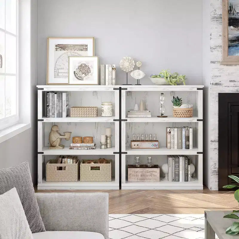 5-Tier Bookcase with Open Shelves