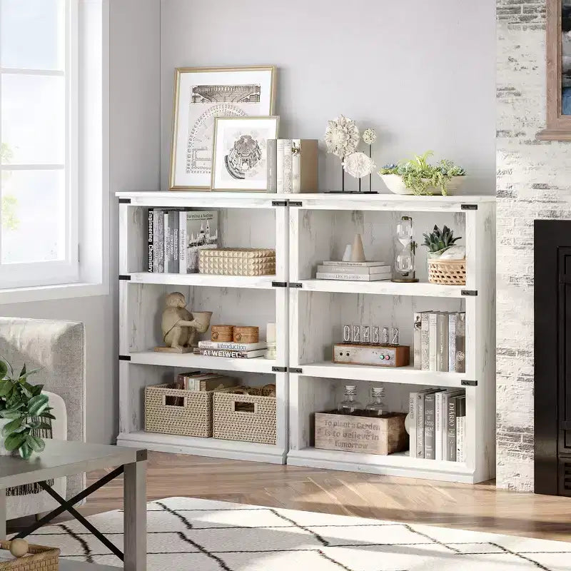 5-Tier Bookcase with Open Shelves