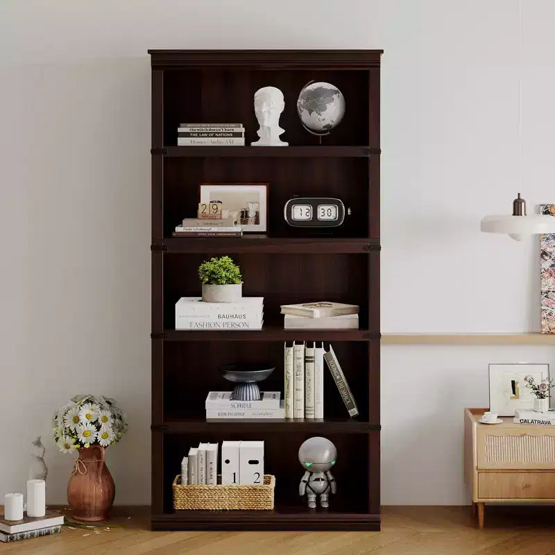5-Tier Bookcase with Open Shelves