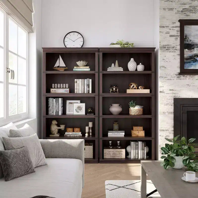 5-Tier Bookcase with Open Shelves