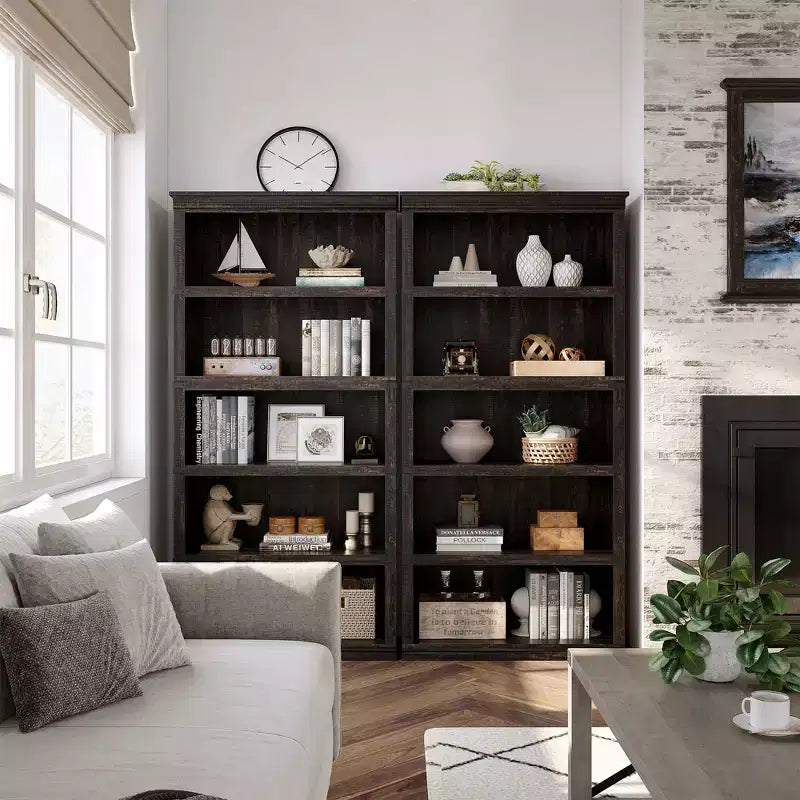 5-Tier Bookcase with Open Shelves